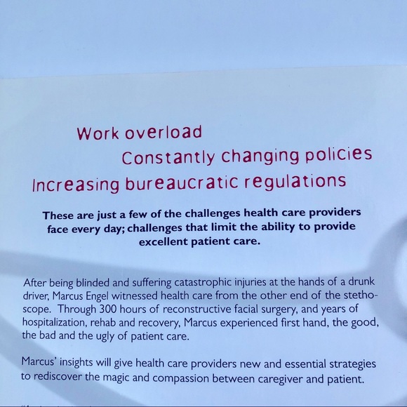 NEW Book THE OTHER END OF THE STETHOSCOPE by Marcus Engel Autographed - Picture 6 of 15